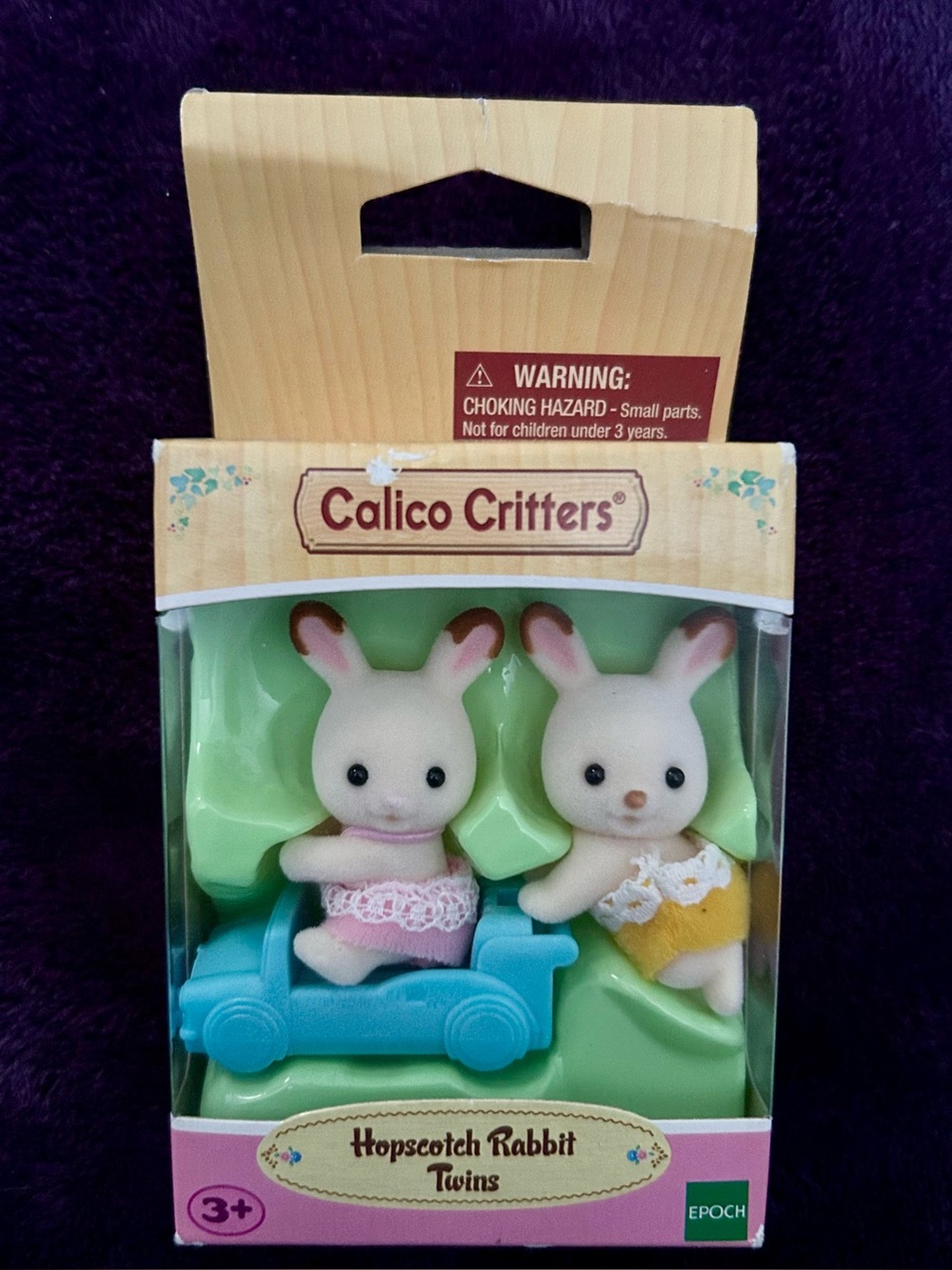 Calico Critters Hopscotch Rabbit Twins Set